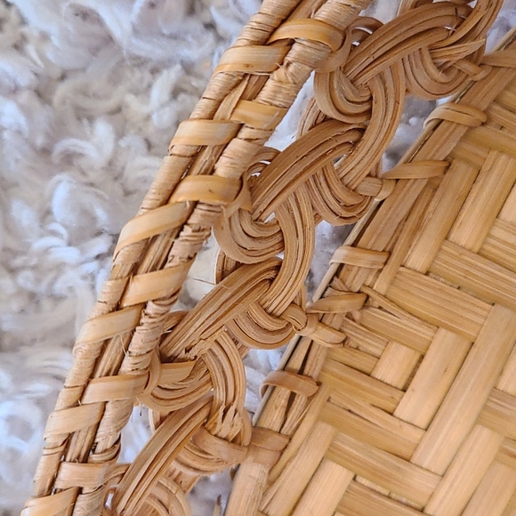 Straw wicker baskets set of 5 - Picture 10 of 12